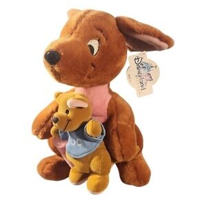 Vintage Disneyland Kanga And Roo Kangaroo Plush Stuffed Animal Toy Pooh 14" NWT